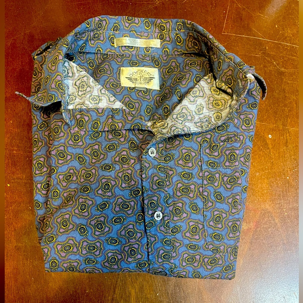 Docker long sleeve button down